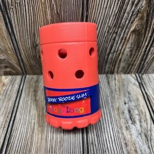 BOGG Bag Orange Red Boozie Slim Can Holder NEW